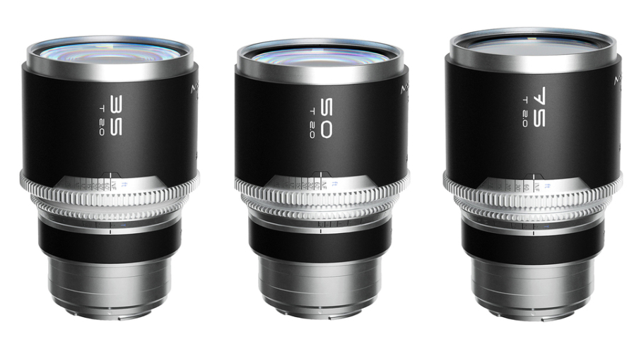 MANTIS Kit de 3 Objectifs Anamorphiques  1.33X (35-50-75mm) E-mount ou EF